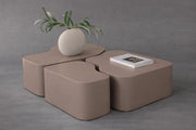 Venture Design Nordland Soffbord Table 1: 92x70x30, Table 2: 60x74x30, Table 3: 40x40x30 Brun
