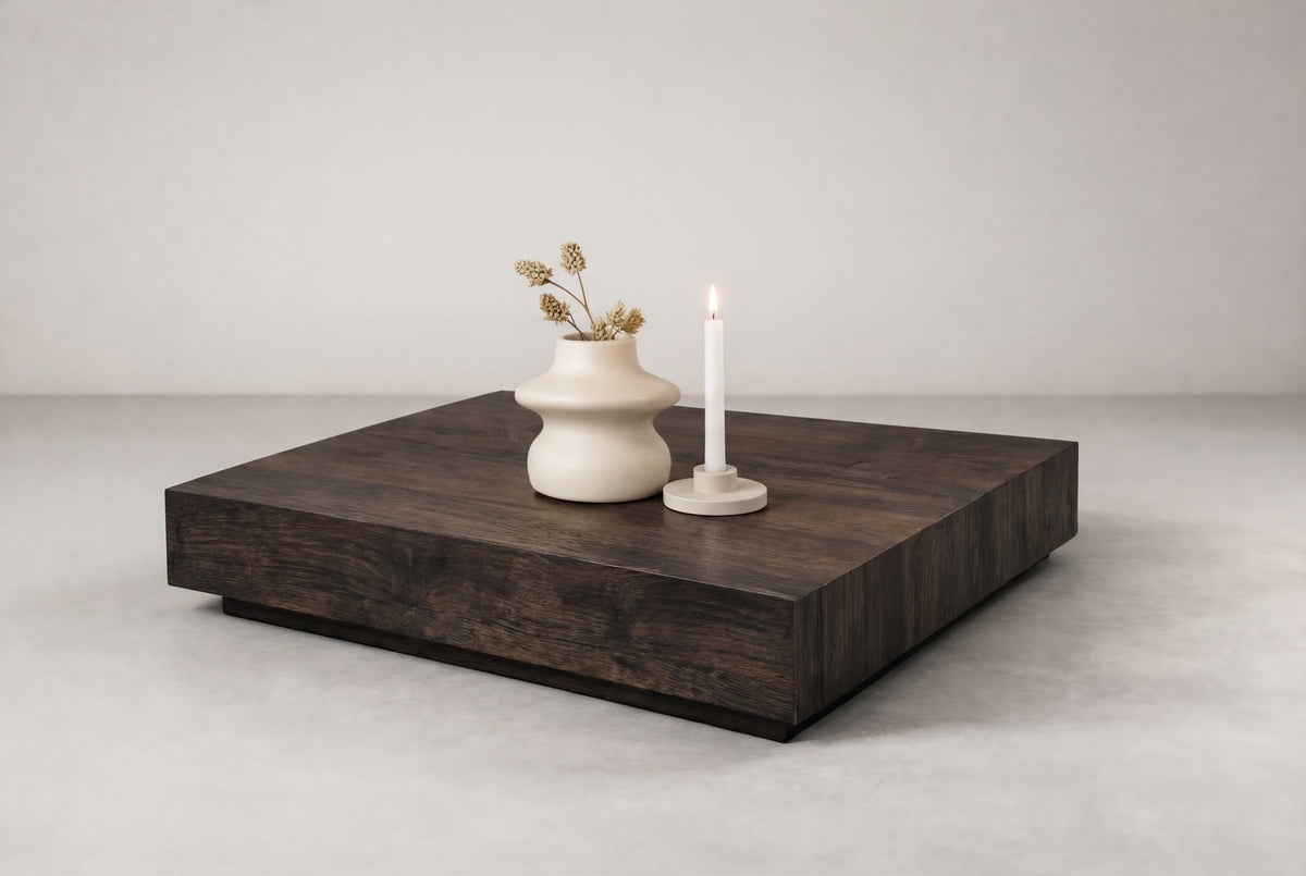 Venture Design York Soffbord 80 x 80 Mocka