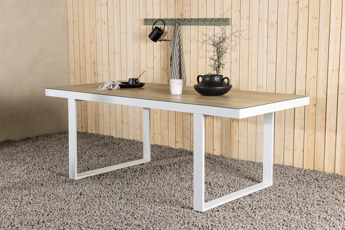 Venture Design Merlo Rektangulära Matbord 200 x 90 Vit
