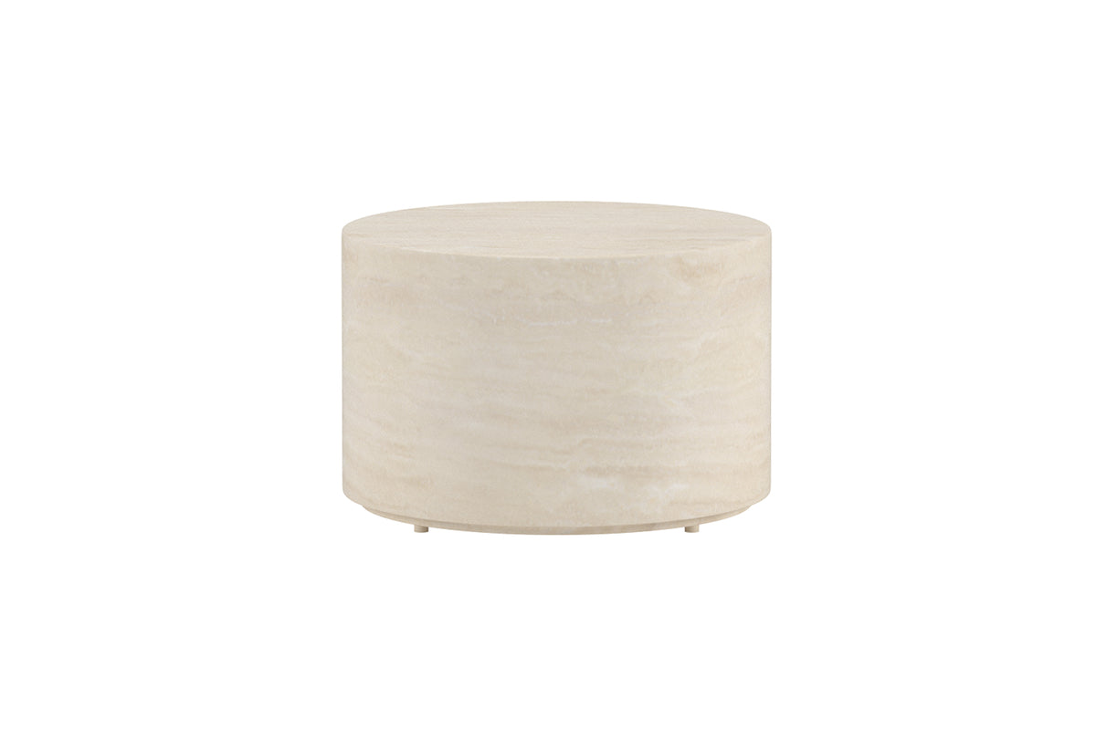 Venture Design Lissabon Sidobord ⌀60 Beige