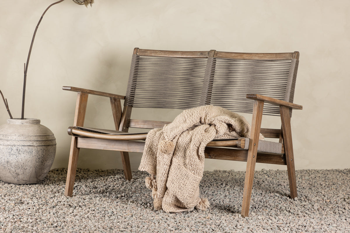 Venture Design Little John 2-sits soffor Brun