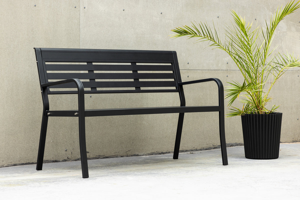 Venture Design Elvas Bänksoffor 60 x 84 x 125 Svart