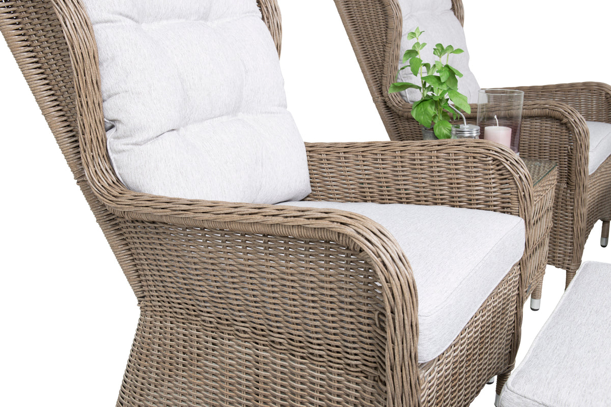 Venture Design Washington Lounge Set Natur