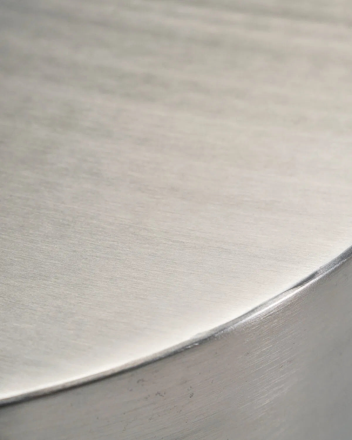 House Doctor Sidobord, HDStep, Borstad silverfinish