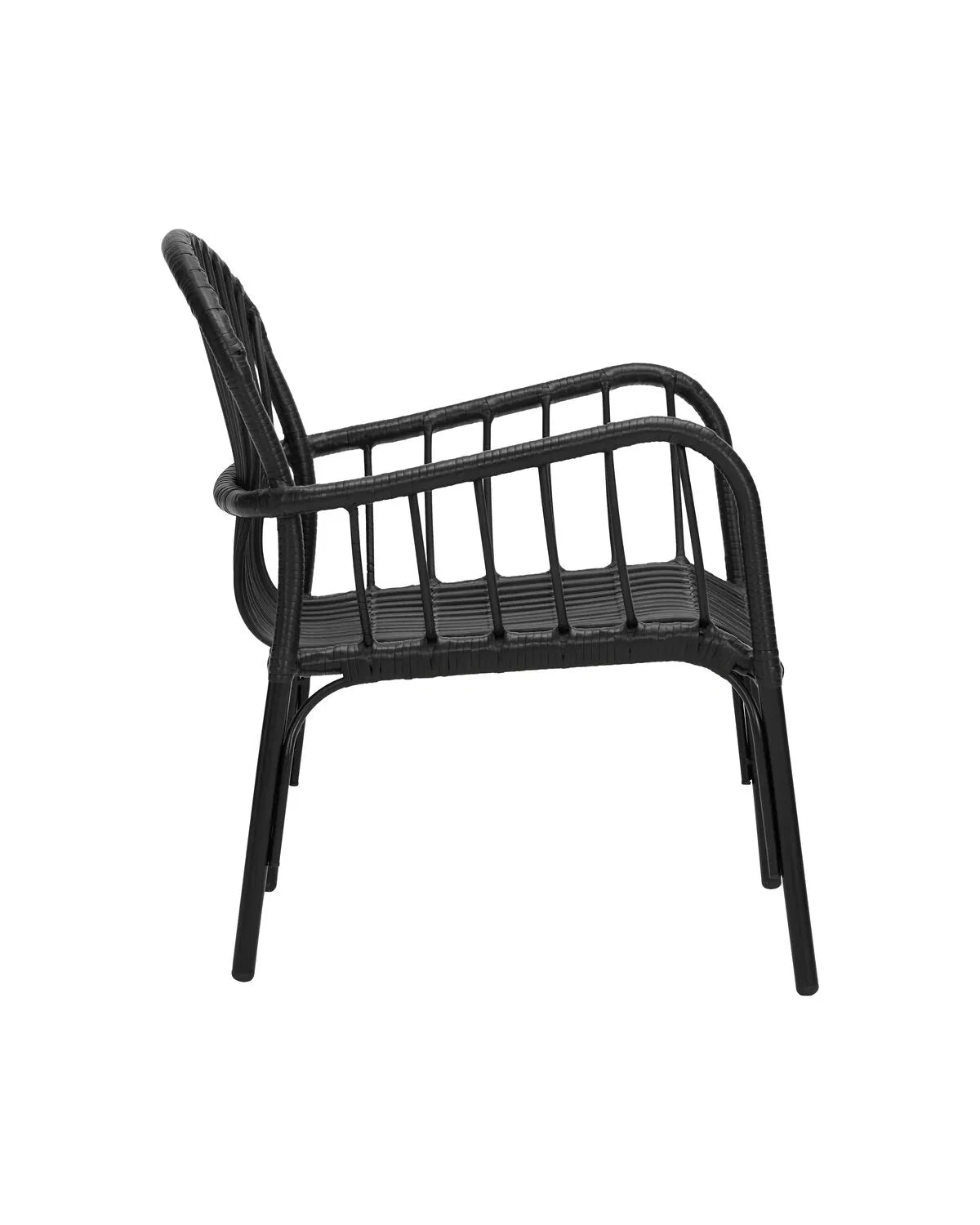 House Doctor Loungefåtölj, 2-pack, HDBrea, Svart