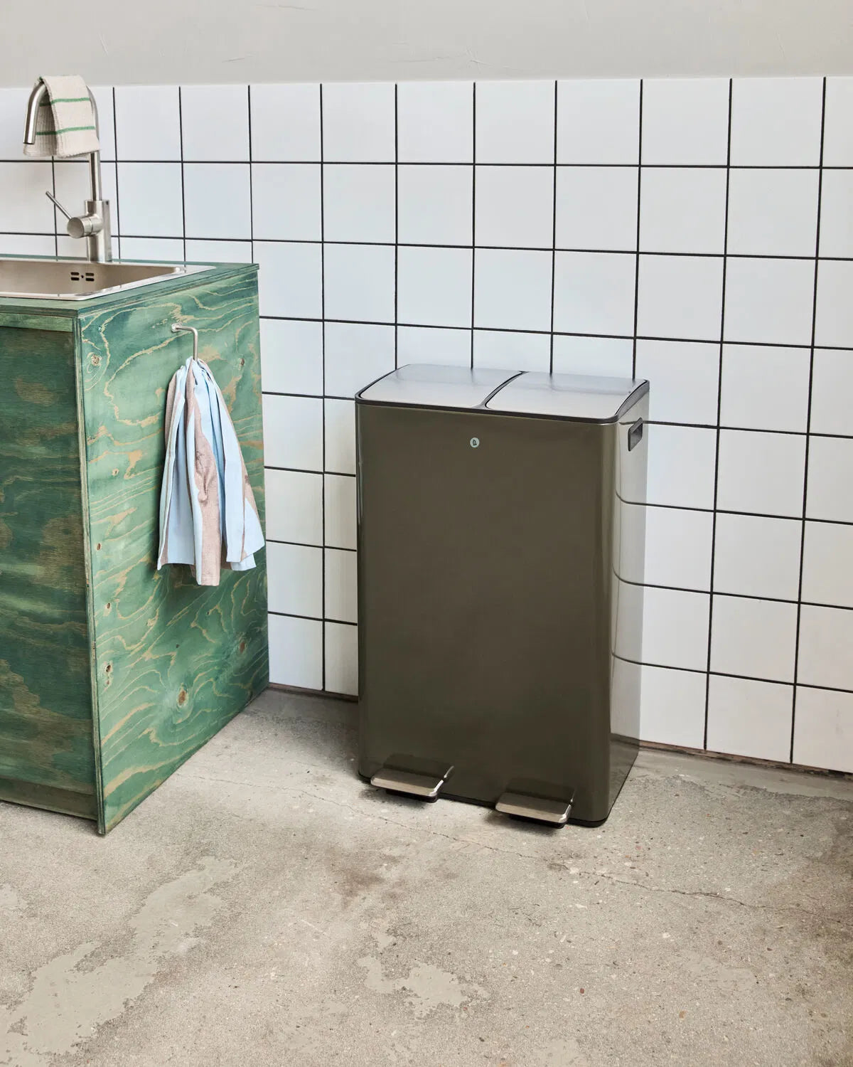 House Doctor Bin, HDSort, Mörk Grön