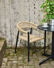 House Doctor Stol, 2-pack, HDCoon, Natur och Svart,