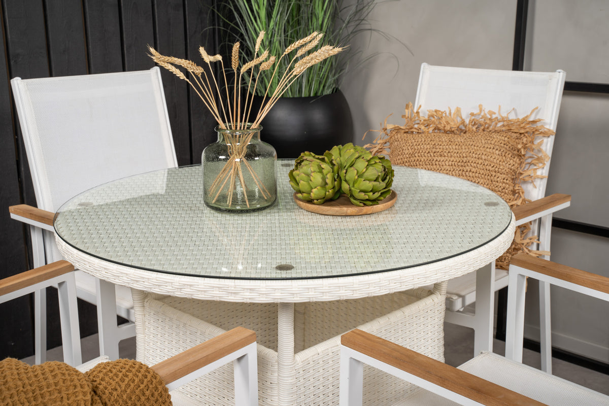 Venture Design Volta Runda Matbord ⌀90 Vit