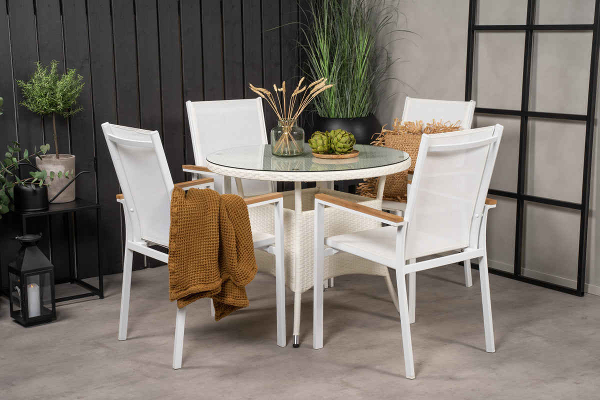 Venture Design Volta Runda Matbord ⌀90 Vit