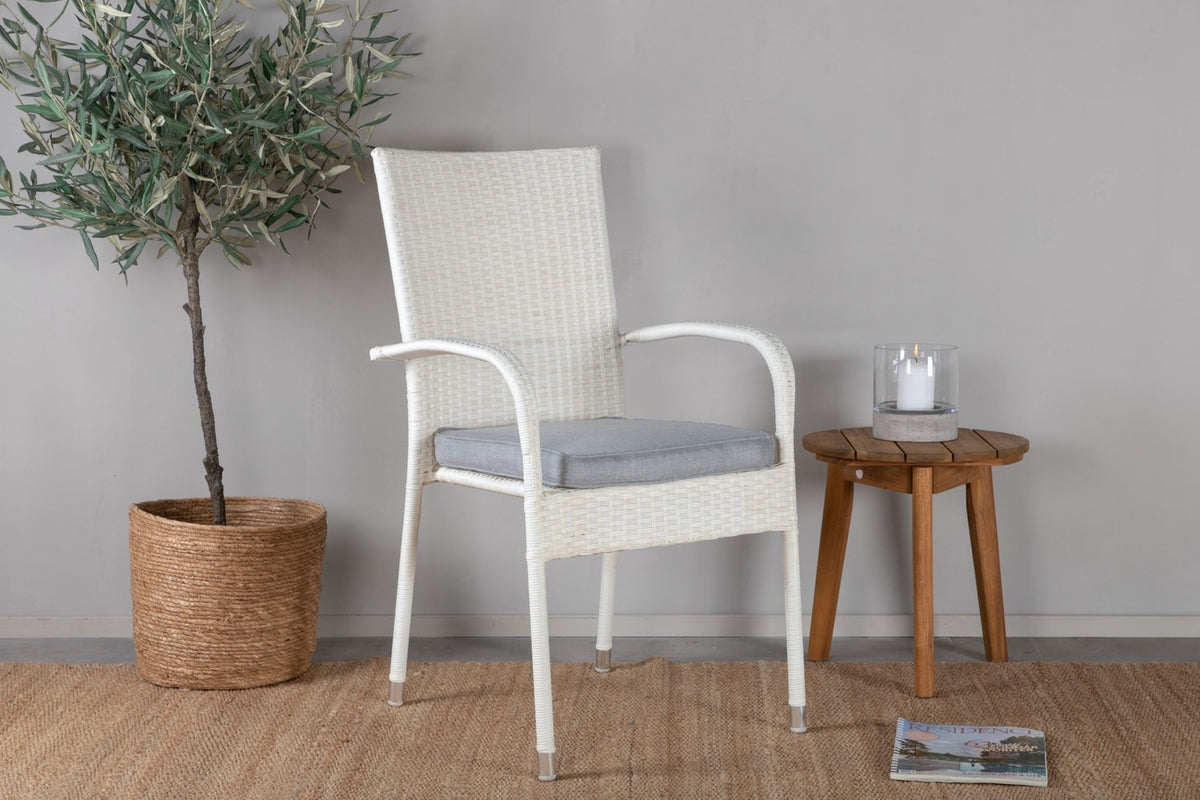 Venture Design Anna Matstolar 2-pack Vit