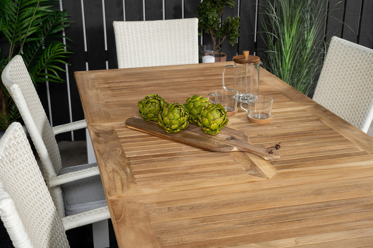 Venture Design Anna Matstolar 2-pack Vit