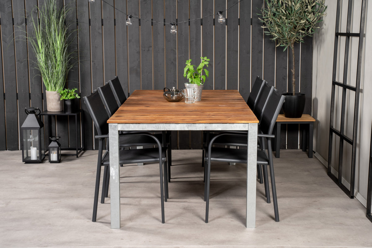 Venture Design Santorini Matstolar 2-pack Svart