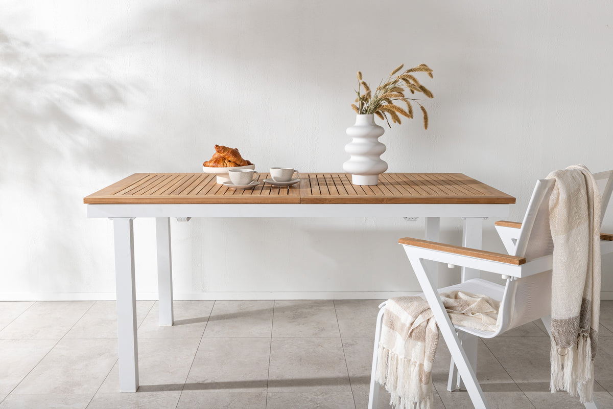 Venture Design Panama Rektangulära Matbord 160 x 90 Vit