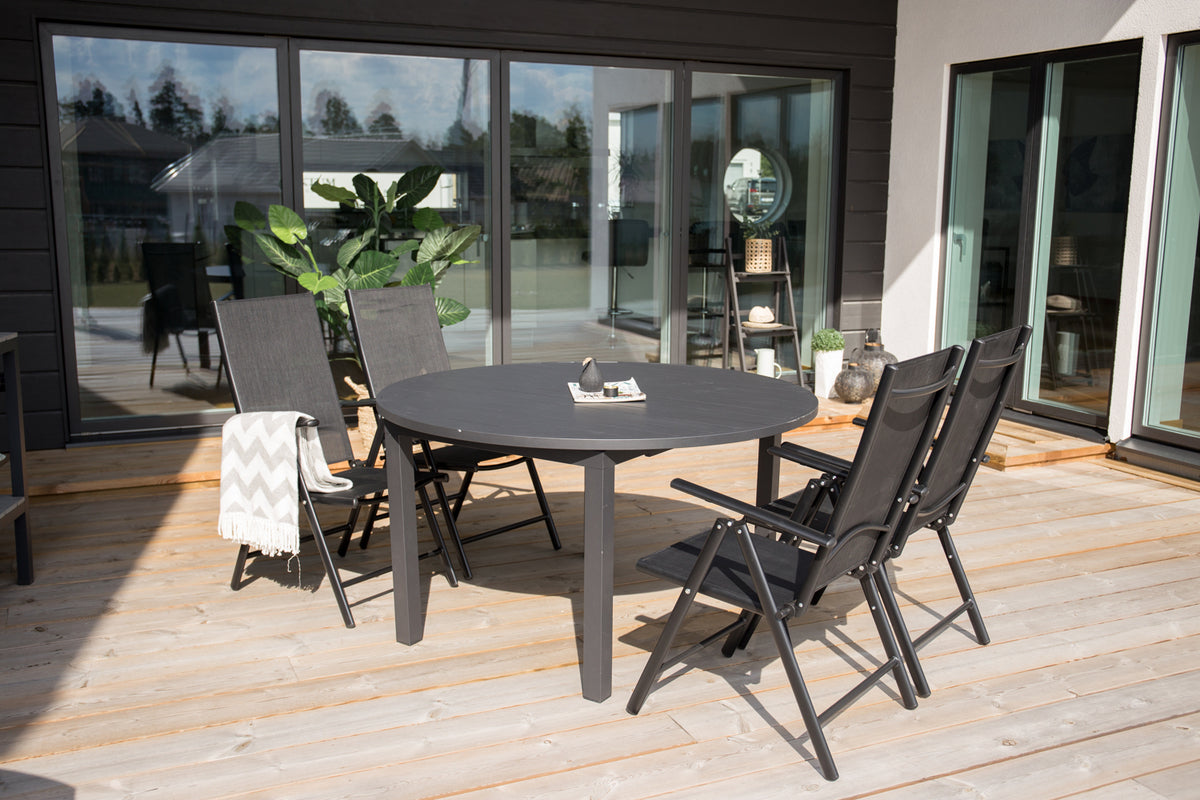 Venture Design Marbella Runda Matbord ⌀140 Svart