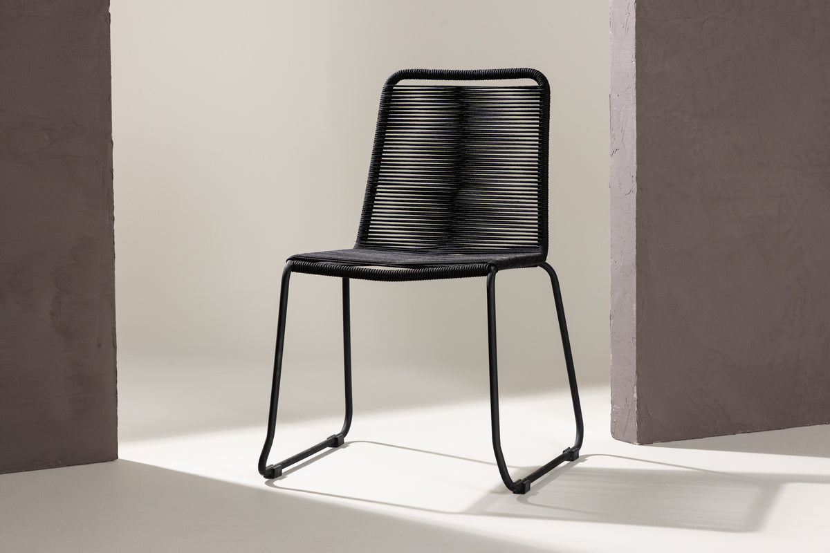 Venture Design Lindos Matstolar 2-pack Svart