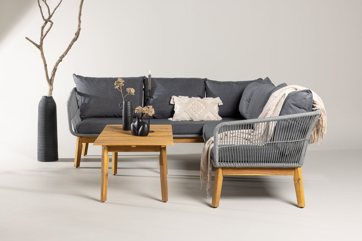 Venture Design Chania Hörngrupper Natur Grå