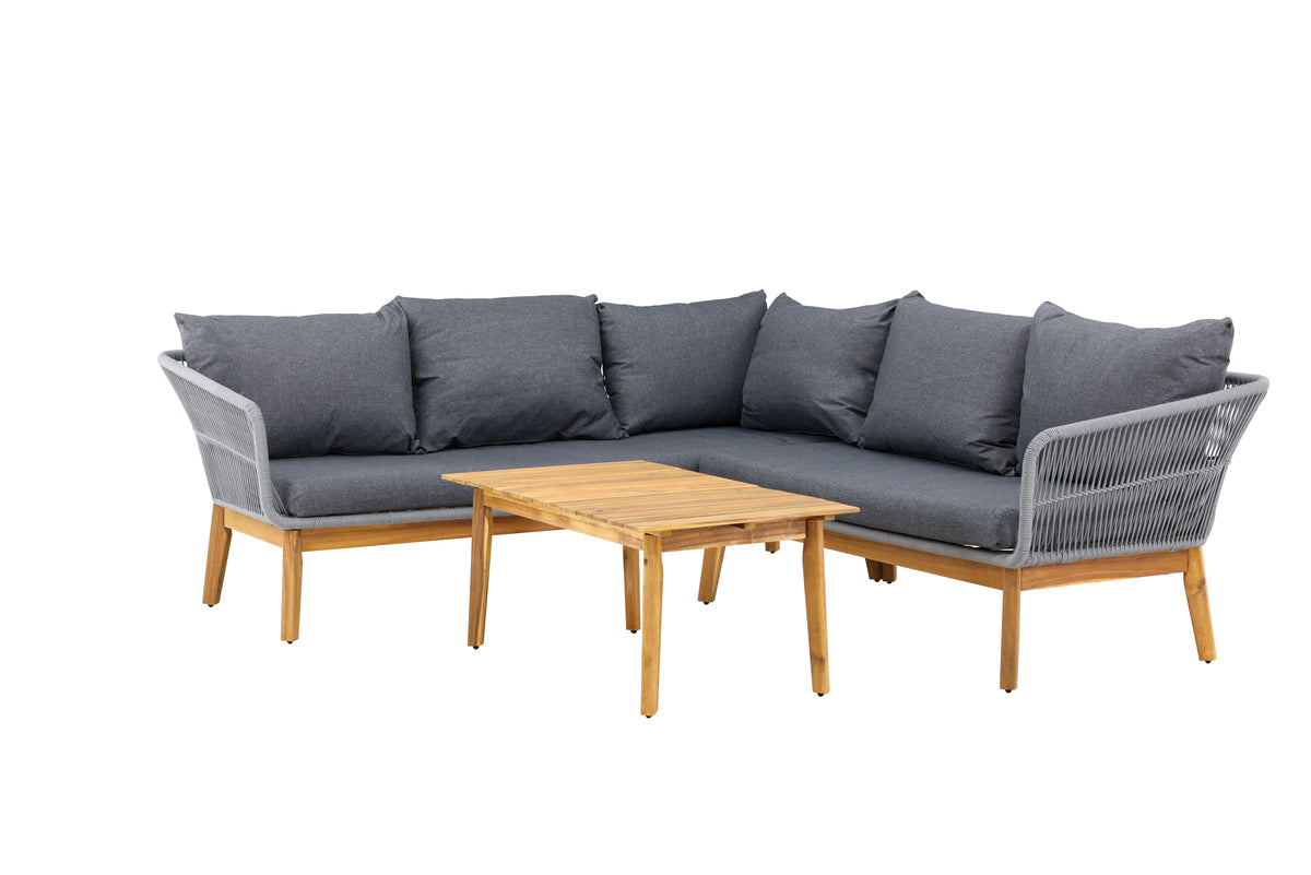 Venture Design Chania Hörngrupper Natur Grå