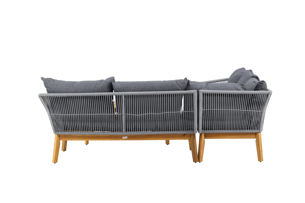 Venture Design Chania Hörngrupper Natur Grå
