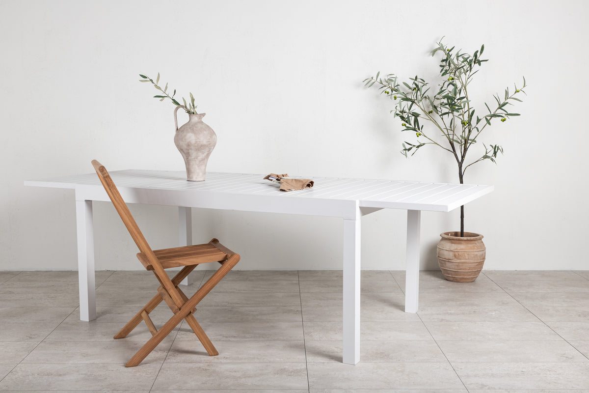 Venture Design Marbella Rektangulära Matbord 160 x 100 Vit