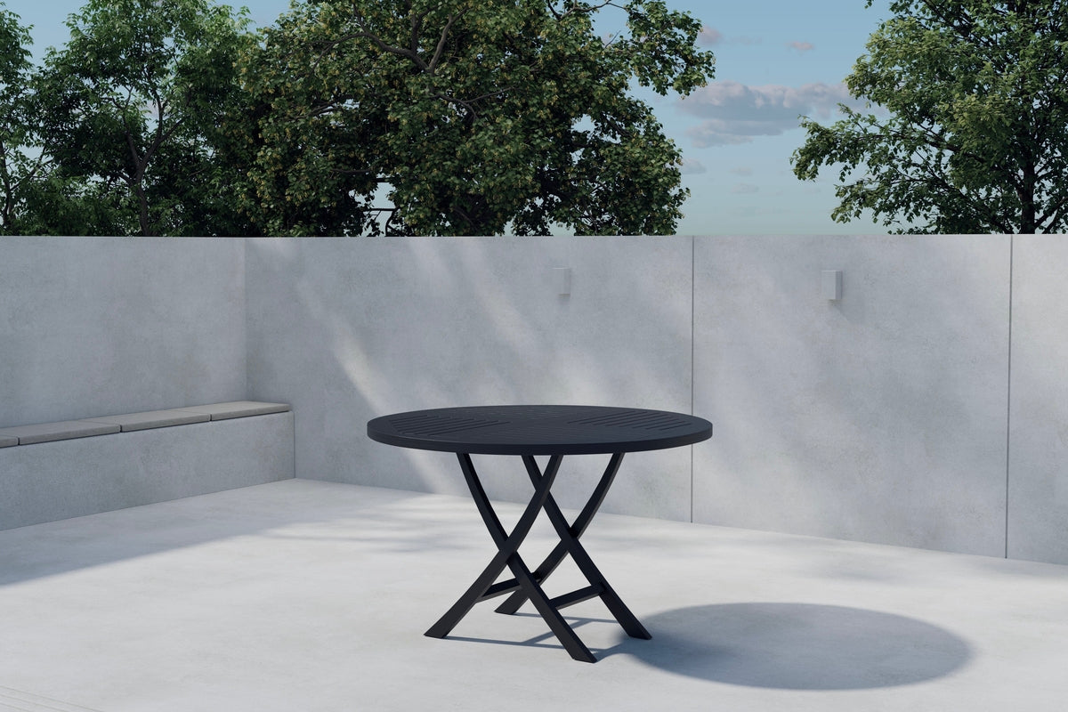 Venture Design Kenya Runda Matbord ⌀120 Svart