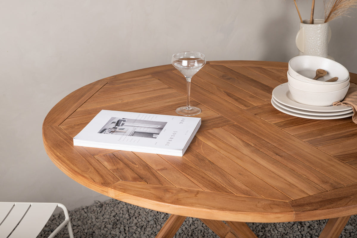 Venture Design Kenya Runda Matbord ⌀120 Natur