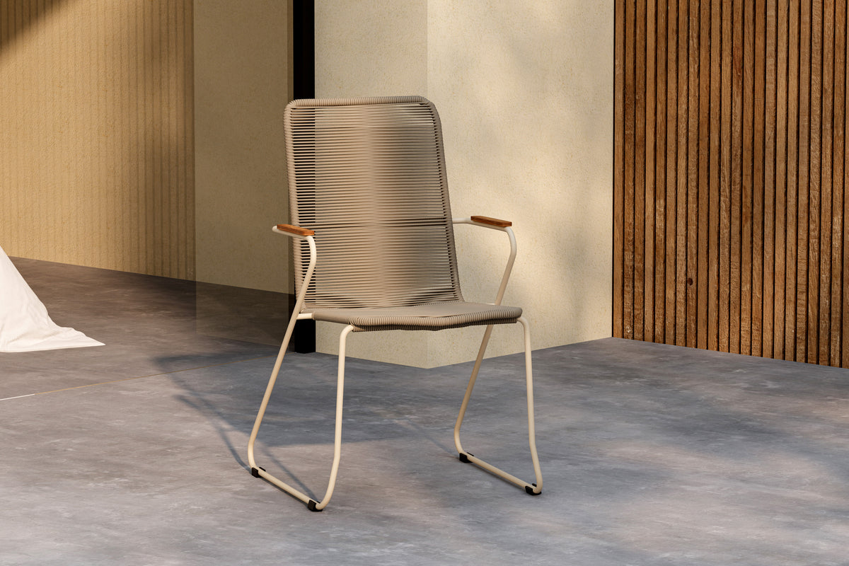 Venture Design Bois Matstolar Beige