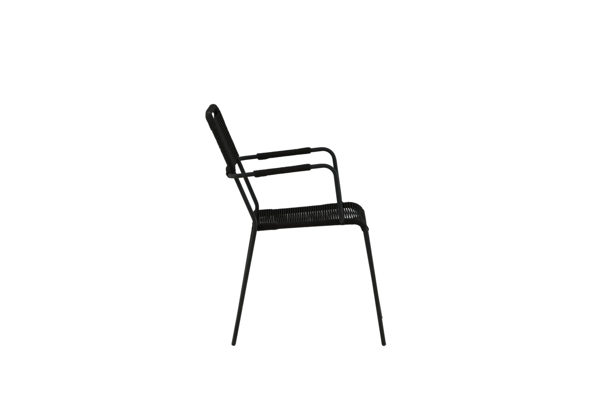 Venture Design Lindos Matstolar 2-pack Svart