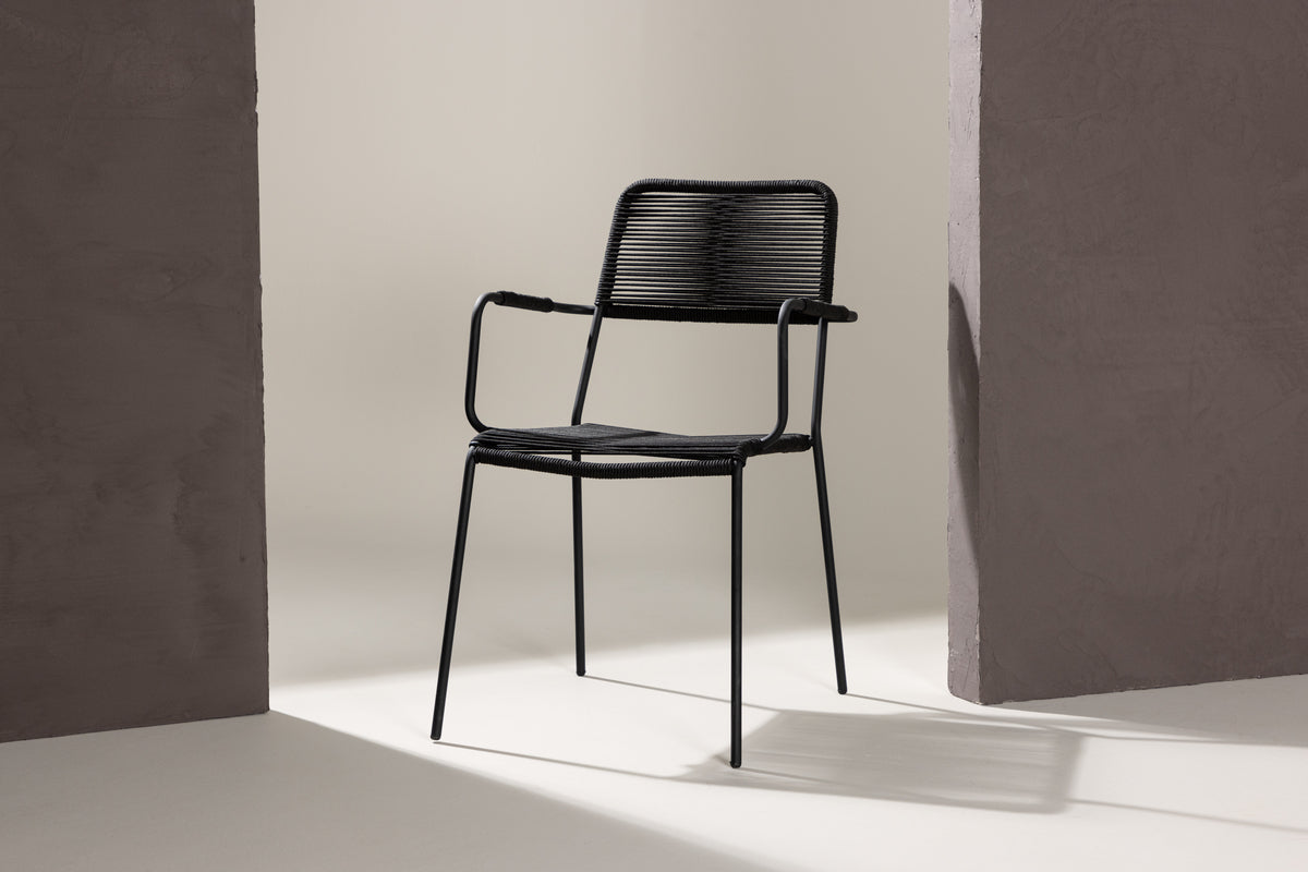 Venture Design Lindos Matstolar 2-pack Svart