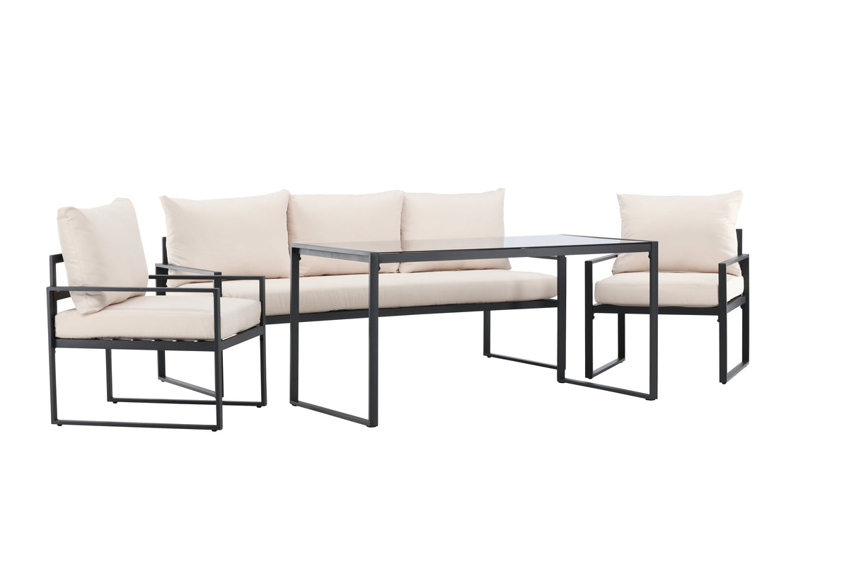 Venture Design Catania Soffgrupper Svart Beige