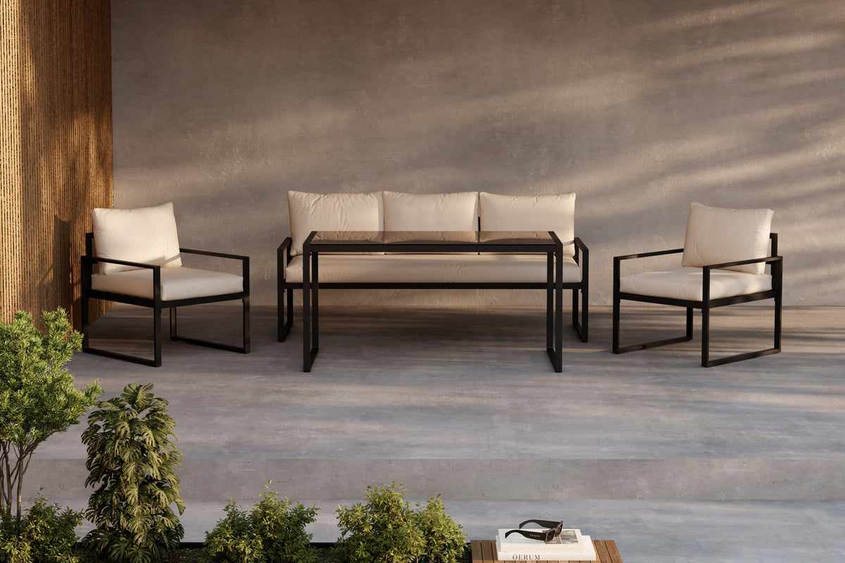 Venture Design Catania Soffgrupper Svart Beige