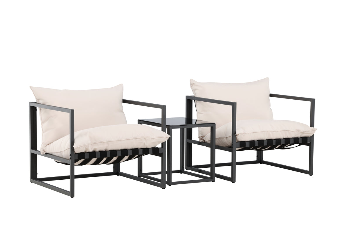 Venture Design Messina Lounge Set Svart