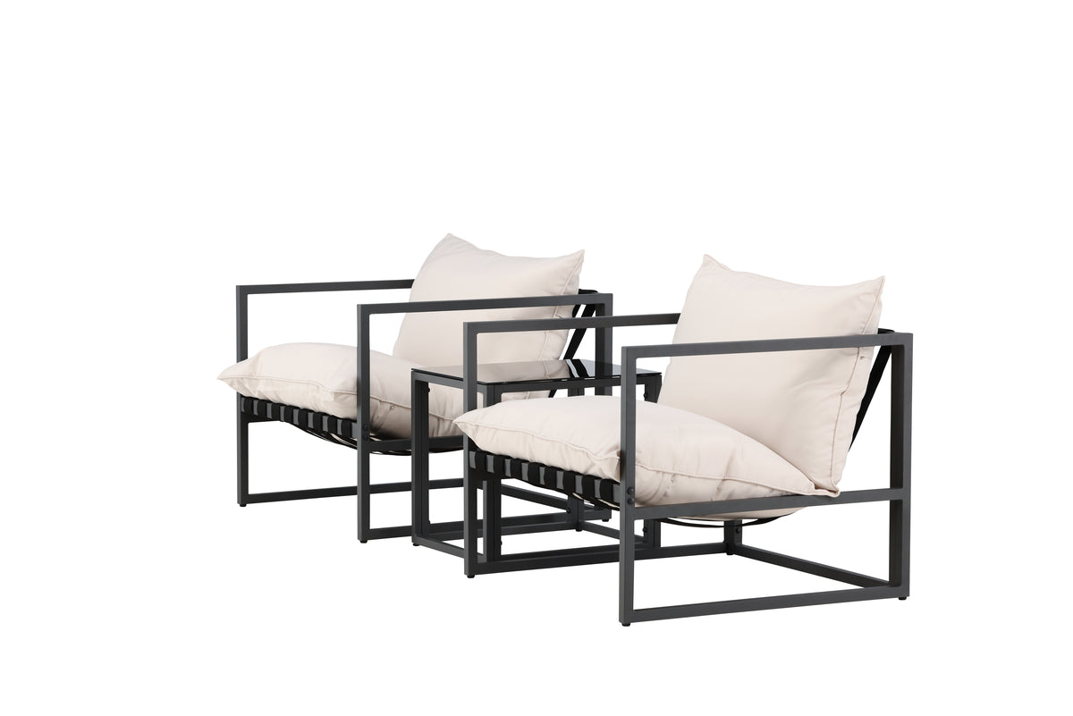 Venture Design Messina Lounge Set Svart