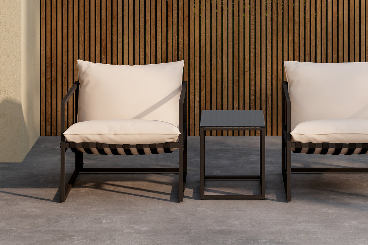 Venture Design Messina Lounge Set Svart