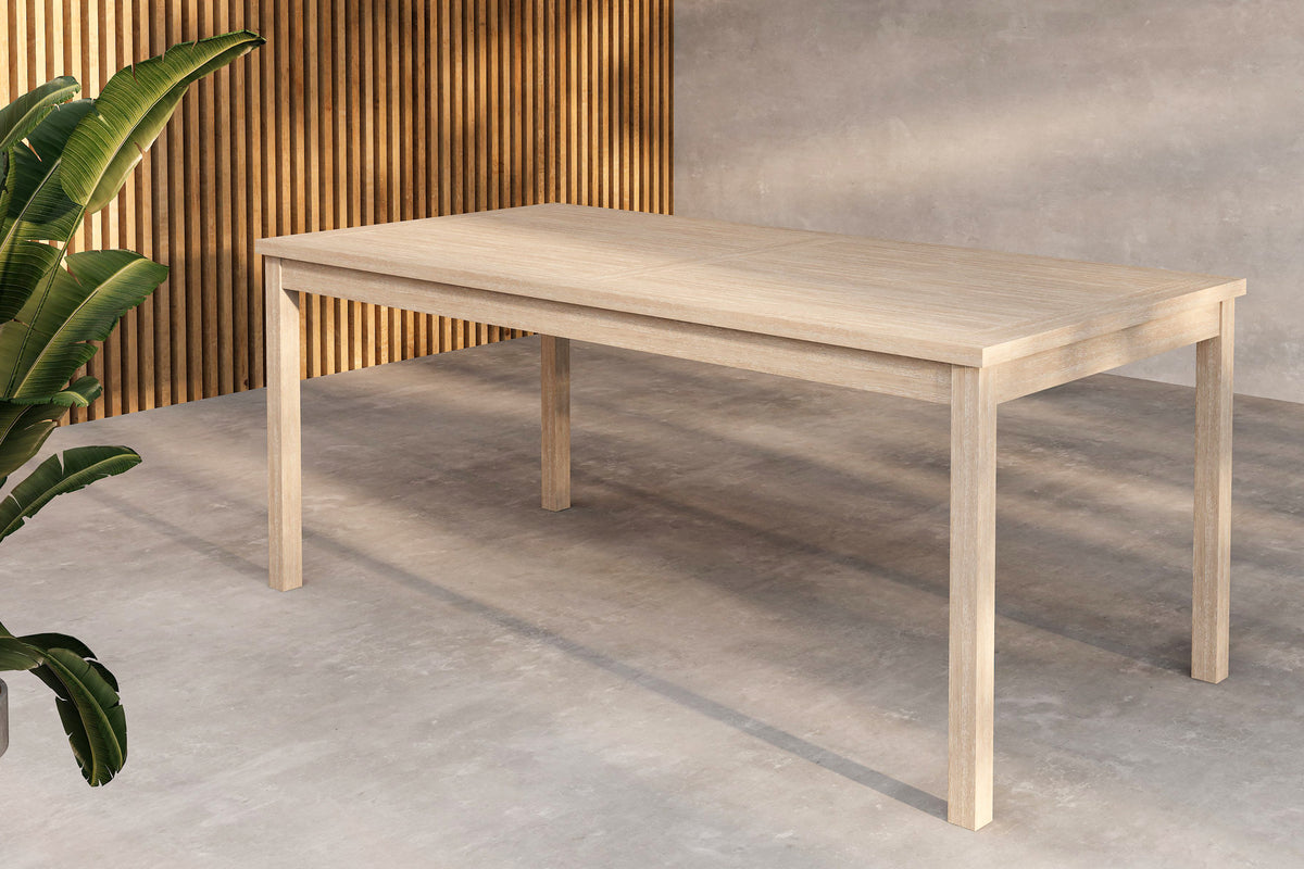 Venture Design Kenya Rektangulära Matbord 180 x 90 Vitputsad