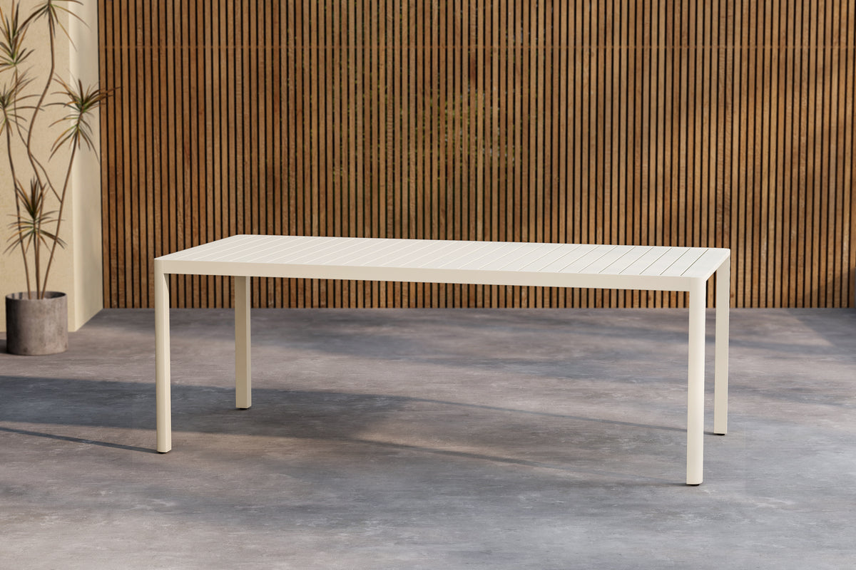 Venture Design Giardini Rektangulära Matbord 200 x 90 Beige