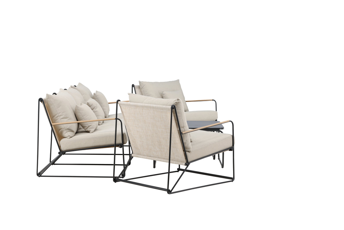 Venture Design Palazzo Soffgrupper Svart Beige
