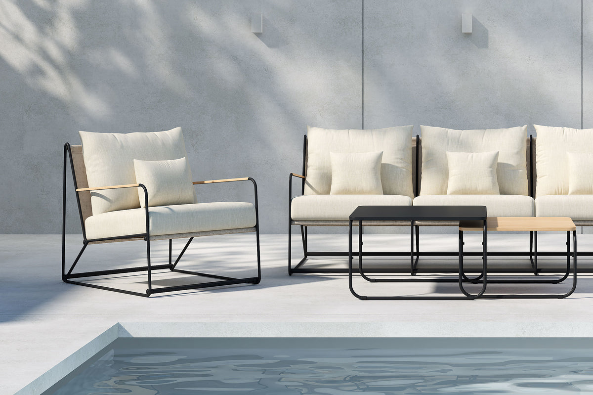 Venture Design Palazzo Soffgrupper Svart Beige