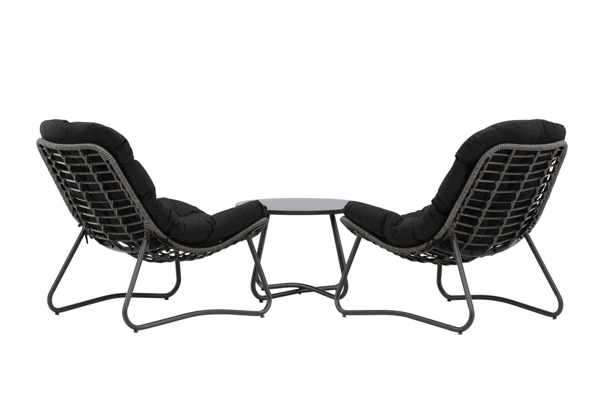 Venture Design Cala Lounge Set Antracit