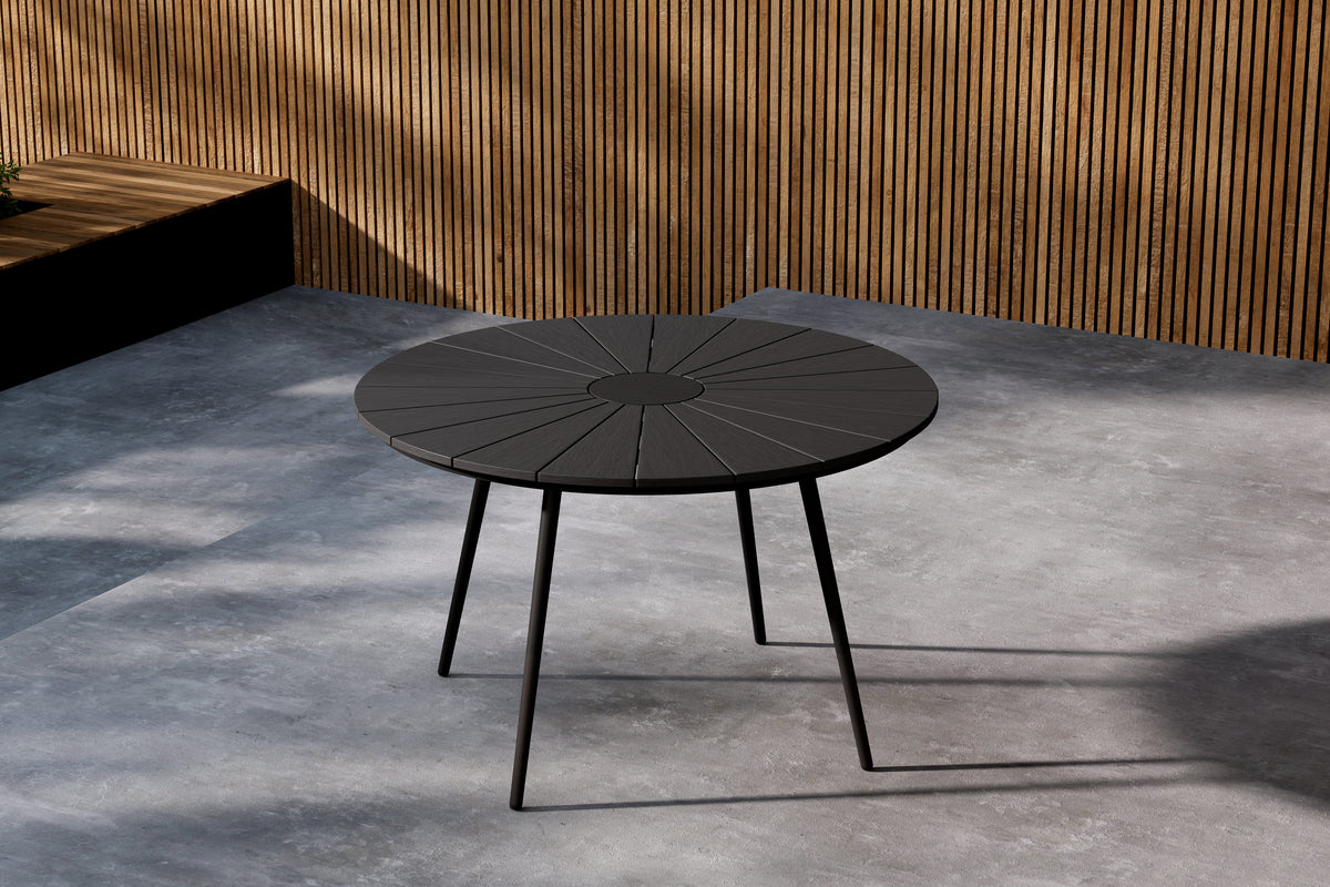 Venture Design San Vito Runda Matbord ⌀120 Svart