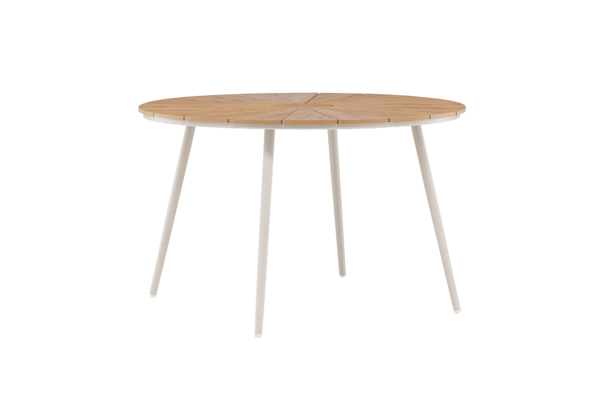 Venture Design San Vito Runda Matbord ⌀120 Beige