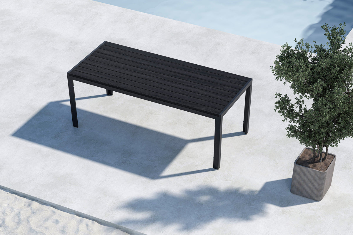 Venture Design Mirko Rektangulära Matbord 205 x 90 Svart