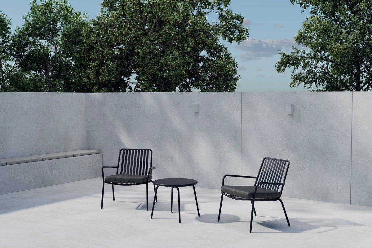 Venture Design Mykonos Lounge Set Svart