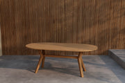 Venture Design Kenya Ovala Matbord 200 x 90 Natur