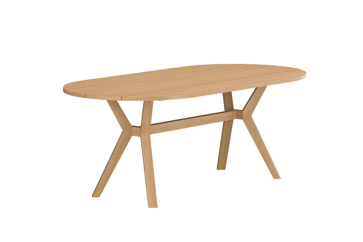 Venture Design Kenya Ovala Matbord 200 x 90 Natur
