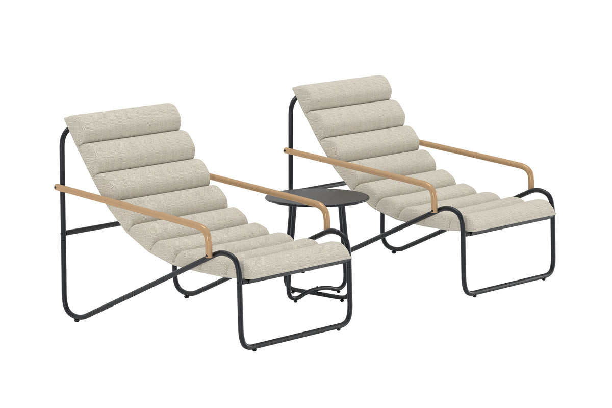 Venture Design Ithaka Lounge Set Svart