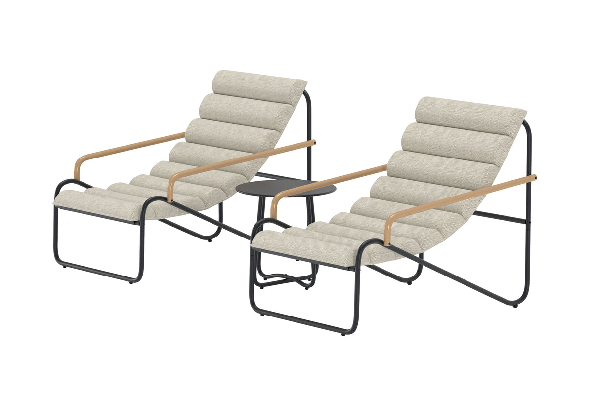 Venture Design Ithaka Lounge Set Svart