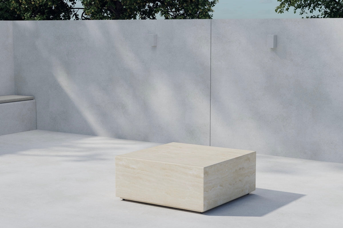 Venture Design Lissabon Sidobord 80 x 80 x 35 Beige