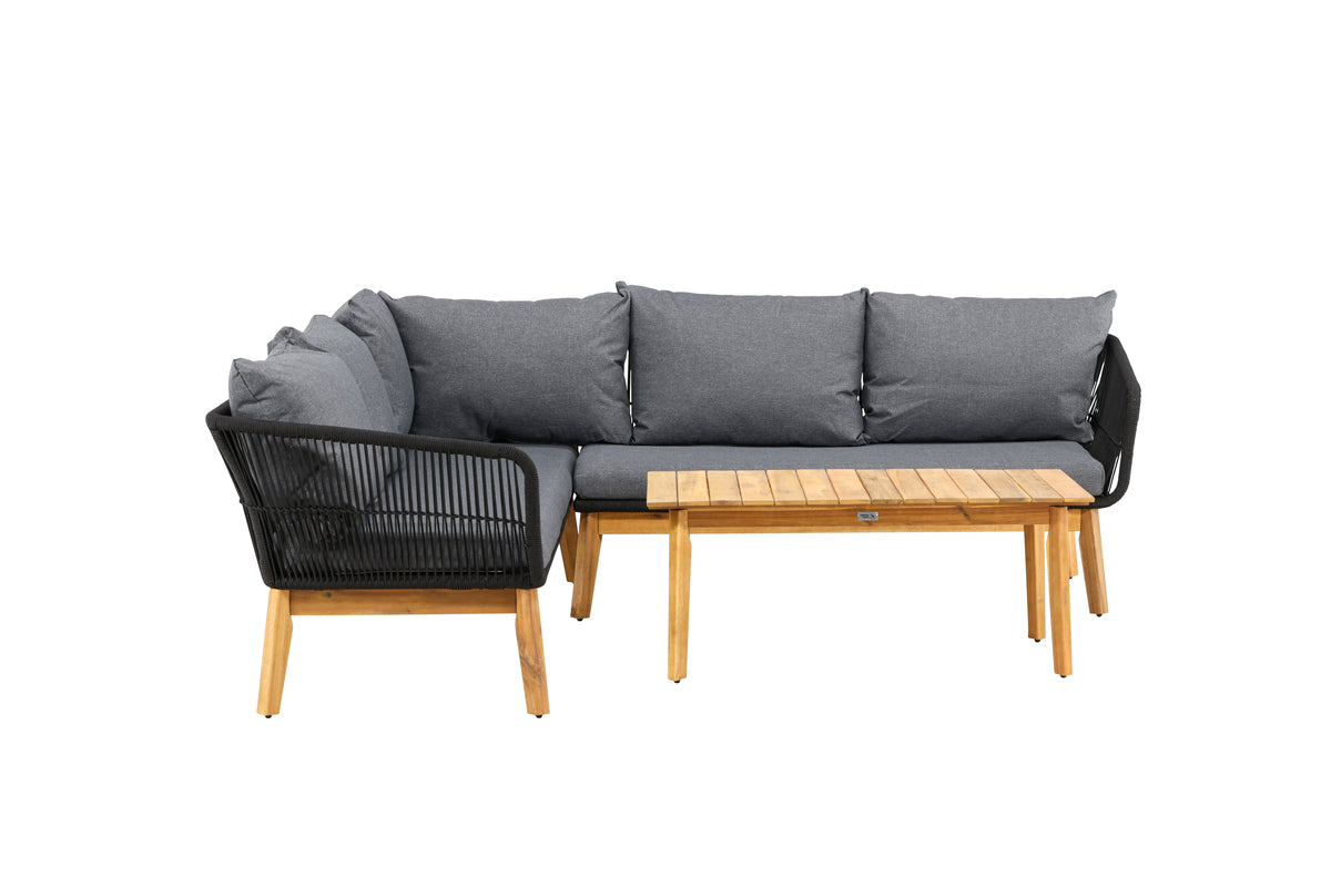 Venture Design Chania Hörngrupper Natur Svart