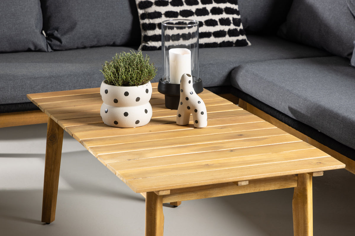Venture Design Chania Hörngrupper Natur Svart