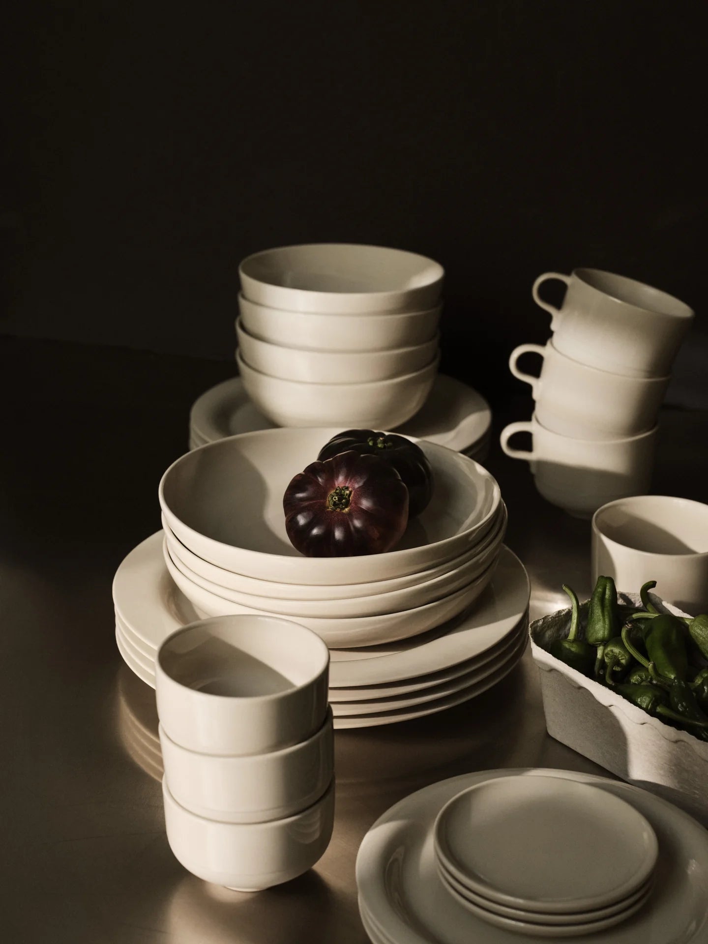 Design House Stockholm, Sandplatta 12cm, 8-pack, tallrik, Carina Seth Andersson